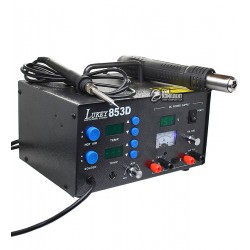 Термоповітряна паяльна станція Lukey 853D з паяльником і блоком живлення