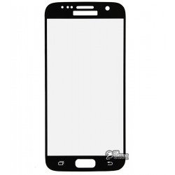 Закаленное защитное стекло 4D Glass для Samsung G935 Galaxy S7, 0,26 мм 9H, 3D черное