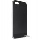 Чехол защитный Fashion Case для Apple iPhone 5/5s, силикон + пластик, серебро