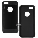 Чехол защитный Elago для iPhone 5/5s, силикон + пластик, черный
