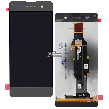Дисплей для Sony F3112 Xperia XA Dual, F3116 Xperia XA Dual, серый, с сенсорным экраном (дисплейный модуль),original (PRC)
