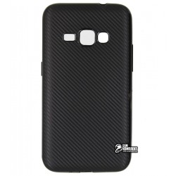 Чехол для Samsung J120 Galaxy J1 (2016), силиконовый, карбон