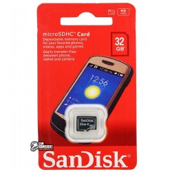 Карта памяти 32 Gb microSDHC SanDisk, class 10, UHS