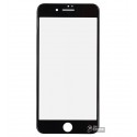 Закаленное защитное стекло Usams для Apple iPhone 7 Plus / 8 Plus, 3D, 0,1mm, 9H, пластиковая рамка