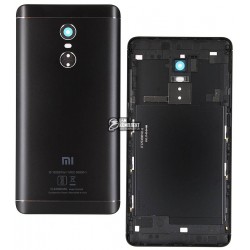 Задня кришка батареї Xiaomi Redmi Note 4X, чорний колір, оригінал (PRC), з бічними кнопками, MediaTek 4 / 64GB