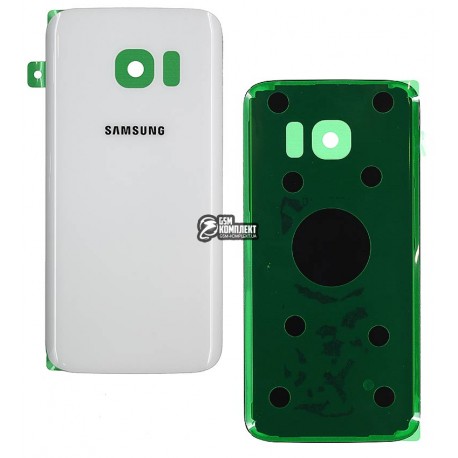 Задняя панель корпуса для Samsung G930F Galaxy S7, белая, original (PRC)