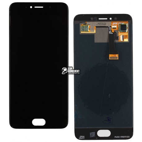 Дисплей для Meizu Pro 6, черный, с сенсорным экраном, original (PRC)