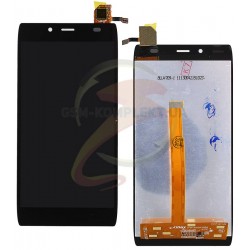 Дисплей для Alcatel One Touch 6032X Idol Alpha Slate, чорний, з сенсорним екраном (дисплейний модуль)