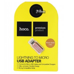 Переходник Hoco MicroUSB на Lightning