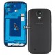 Корпус для Samsung I9500 Galaxy S4, чорний, Black Edition