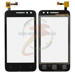 Тачскрин для Alcatel One Touch 4034D Pixi 4 (4), черный