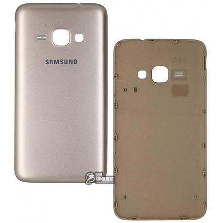 Задняя крышка батареи для Samsung J120H Galaxy J1 (2016), золотистая