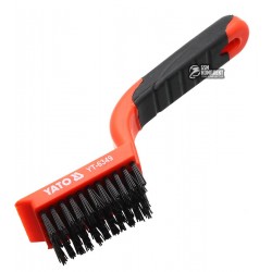 Щітка нейлонова 5-рядна з пластиковою ручкою l = 180mm