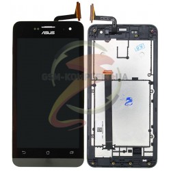 Дисплей для Asus ZenFone 5 (A500CG), ZenFone 5 (A500KL), ZenFone 5 (A501CG), чорний, з сенсорним екраном (дисплейний модуль),з 