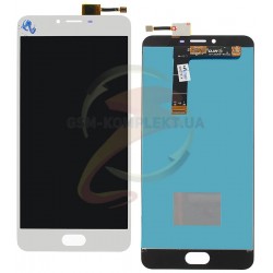 Дисплей для Meizu U20, белый, с сенсорным экраном (дисплейный модуль)