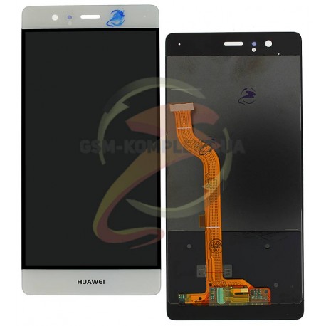 Дисплей для Huawei P9, білий, з сенсорним екраном (дисплейний модуль),EVA-L09 (Single SIM); EVA-L19, EVA-L29 (Dual SIM)
