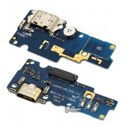 Шлейф для Asus ZenFone Go (ZC500TG), микрофона, коннектора зарядки, с компонентами