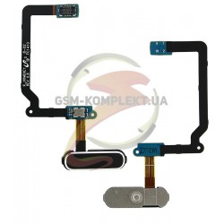 Шлейф для Samsung G900F Galaxy S5, G900H Galaxy S5, черный, кнопки меню, с компонентами