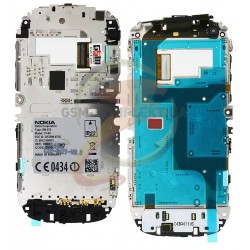 Шлейф для Nokia C7-00, міжплатний, з компонентами, з клавіатурним модулем і середньою частиною корпуса Шлейф для Nokia C7-00, міжплатний, з компонентами, з клавіатурним модулем і середньою частиною корпуса