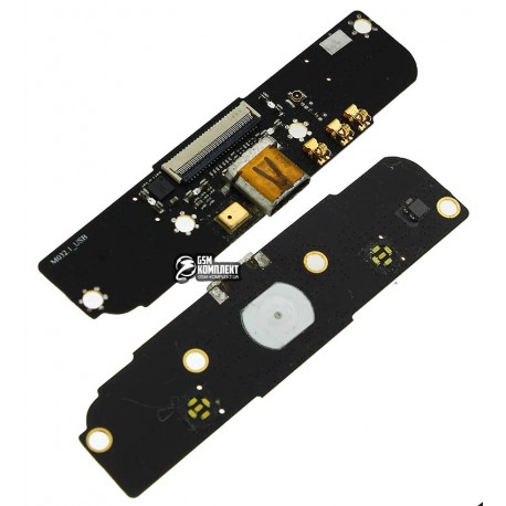 Шлейф для Meizu MX, коннектора зарядки, с компонентами