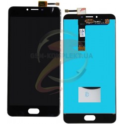 Дисплей для Meizu U20, черный, с сенсорным экраном (дисплейный модуль)