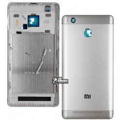 Задняя крышка батареи для мобильного телефона Xiaomi Redmi 3X, серебристая