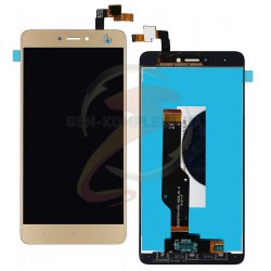 Дисплей для Xiaomi Redmi Note 4X, золотистый, с сенсорным экраном, original (PRC)