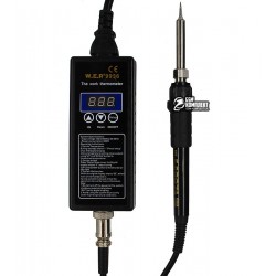 Паяльник WEP 9936 с блоком управления, цифровая индикация, кнопочная регулировка 200-480 С° 50W, жало 900M