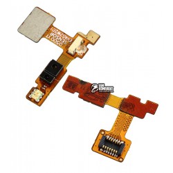 Шлейф для LG G2 D800, G2 D802, G2 D805, з датчиком приближення, з компонентами