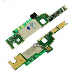 Шлейф для Sony E2312 Xperia M4 Aqua Dual, с микрофоном, плата антенны Шлейф для Sony E2312 Xperia M4 Aqua Dual, с микрофоном, плата антенны