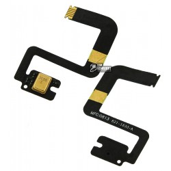 Шлейф для планшету Apple iPad 3, iPad 4, мікрофону, з компонентами, (версія 3G) Шлейф для планшету Apple iPad 3, iPad 4, мікрофону, з компонентами, (версія 3G)