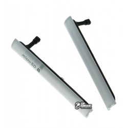 Боковая заглушка для Sony D5803 Xperia Z3 Compact Mini, D5833 Xperia Z3 Compact Mini, полный комплект, белая