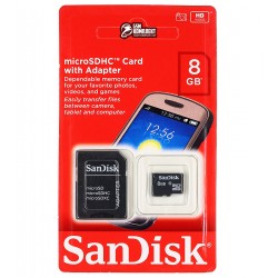 Карта памяти 8 Gb microSDHC SanDisk, class 10, UHS