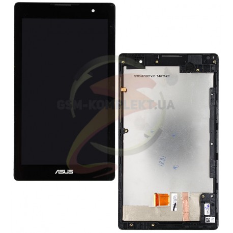 Дисплей для планшетов Asus ZenPad C 7.0 Z170C Wi-Fi, ZenPad C 7.0 Z170CG 3G, черный, с сенсорным экраном, с передней панелью, in