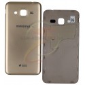 Задня кришка батареї для Samsung J320H / DS Galaxy J3 (2016), золотистий колір