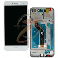 Дисплей для Huawei P8 Lite (2017), P9 Lite (2017), білий, з тачскріном, з рамкою, Original PRC, PRA-LA1, PRA-LX2, PRA-LX1, PRA-LX3 Дисплей для Huawei P8 Lite (2017), P9 Lite (2017), білий, з тачскріном, з рамкою, Original PRC, PRA-LA1, PRA-LX2, PRA-LX1, PRA-LX3