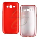 Чехол для Samsung J500 Galaxy J5, силиконовый, красный