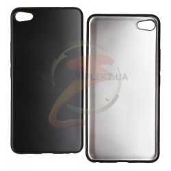 Чехол защитный для Meizu U20, матовый силиконовый, черный
