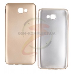 Чехол защитный для Samsung G570F Galaxy J5 Prime, силиконовый, матовый, золотой