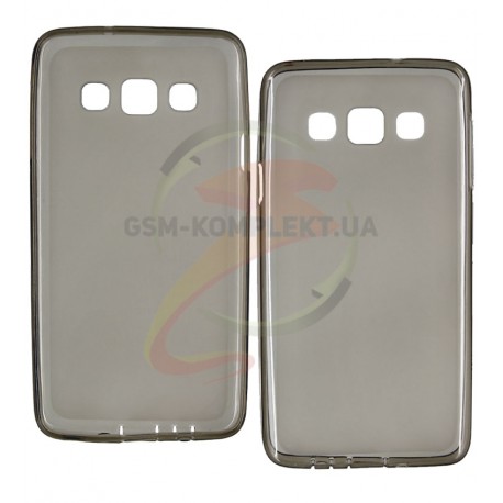 Силиконовый чехол для Samsung A300F Galaxy A3, A300FU Galaxy A3, A300G Galaxy A3, A300H Galaxy A3, серый, прозрачный