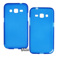 Чехол для Samsung G360 Galaxy Core Prime LTE, силиконовый, голубой