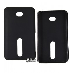 Чехол защитный для Nokia (Microsoft) Lumia 501 Asha Dual Sim, силиконовый, черный