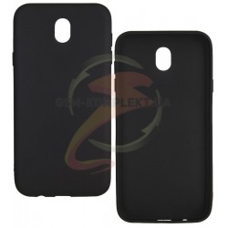 Чехол защитный для Samsung J730F Galaxy J7 2017, силиконовый, черный
