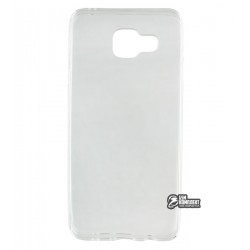 Чехол защитный для Samsung A310 Galaxy A3 (2016), силиконовый, прозрачный