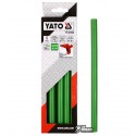 Термоклей зелений колір Yato YT-82436, D 11.2 мм, довжина 20 см, 5 шт