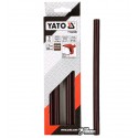 Термоклей коричневий колір Yato YT-82439, D 11.2 мм, довжина 20 см, 5 шт
