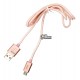 Кабель TOTO TKG-05 Metal Braided USB cable microUSB 1m
