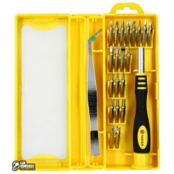 Набор отверток Vorel 64395, 20 бит, с пинцетом