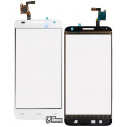 Тачскрин для Alcatel One Touch 6036 Idol 2 Mini S, белый Тачскрин для Alcatel One Touch 6036 Idol 2 Mini S, белый