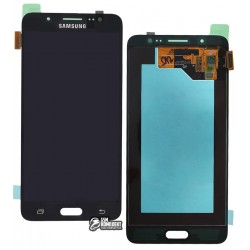 Дисплей для Samsung J5108 Galaxy J5 (2016), J510F Galaxy J5 (2016), J510FN Galaxy J5 (2016); Samsung, черный, с сенсорным экрано